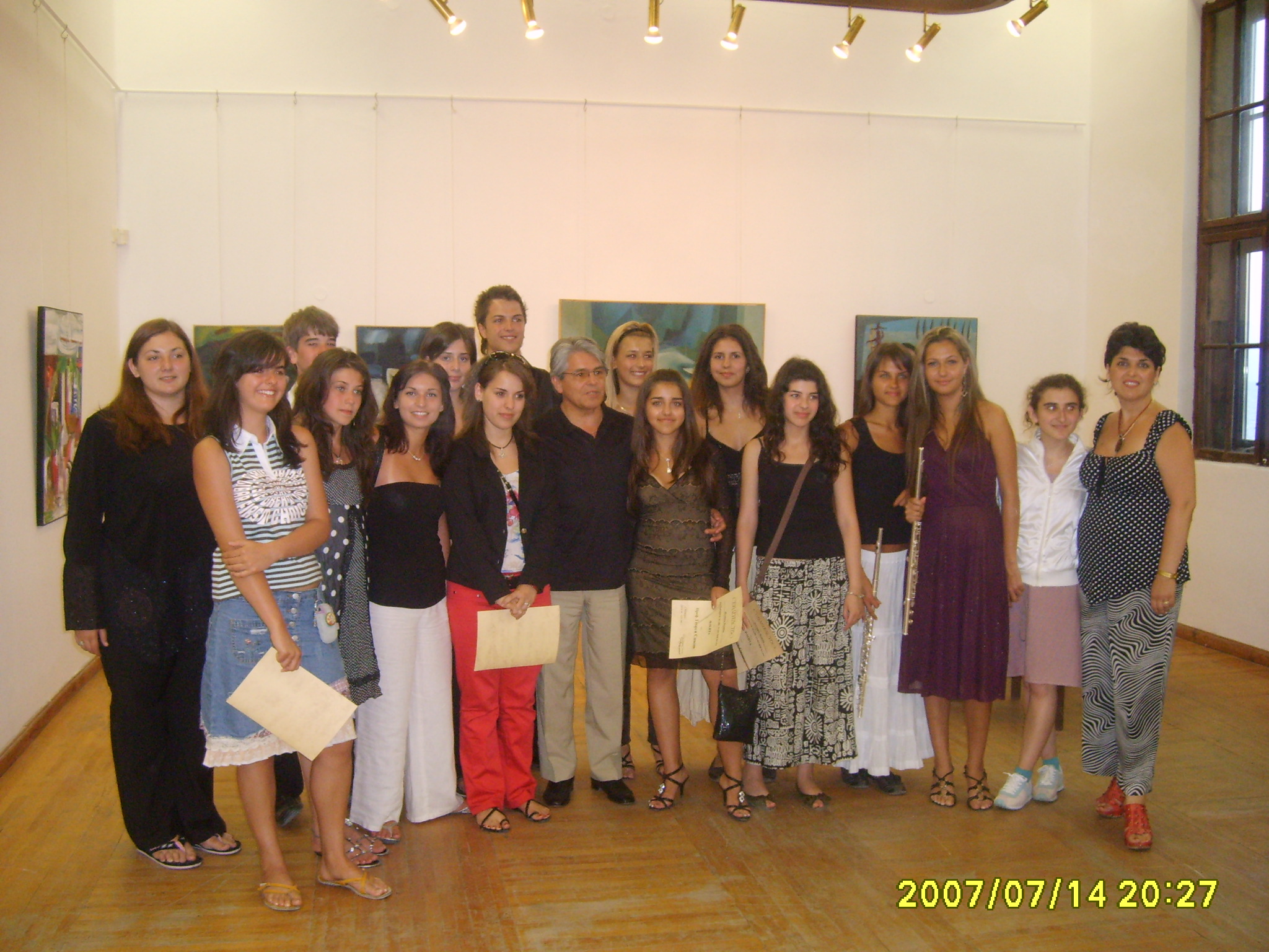 A photo of all participants in the masterclass of Prof. Georgi Spassov.
