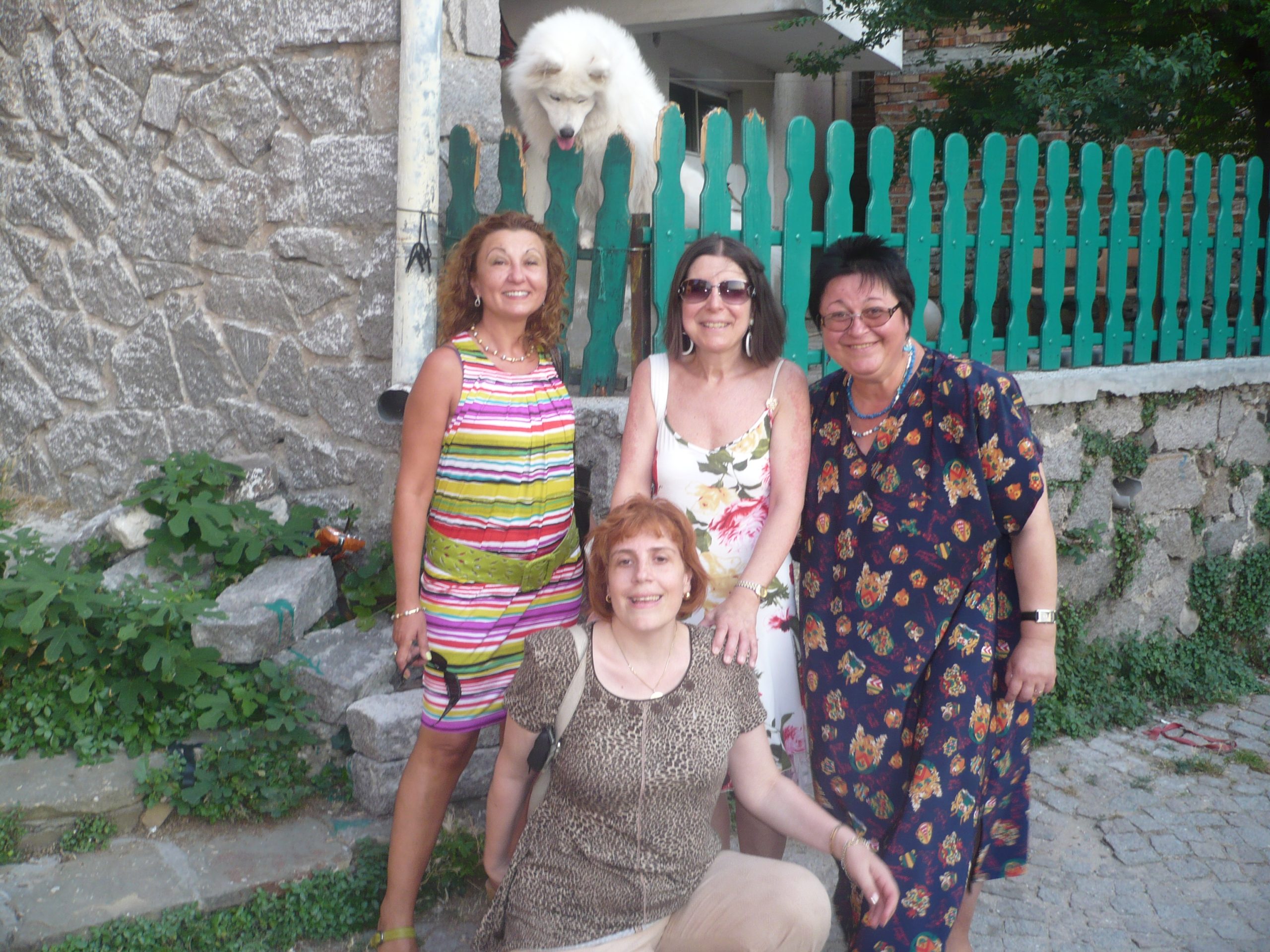With Mrs. M. Dukanova - director of the National School of Arts - Ruse, Bulgaria, Maria Prinz and Blagovesta Ryadkova - chairwoman of Association Friends of Austria in Burgas