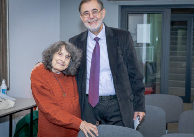 Prof. Julian Kuyumdzhiev and Biserka Gramatikova - distinguished teacher at NUMSI “P. Vladigerov”, Burgas, musicologist and historian