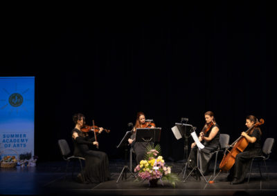 Снимка от концерта на струнен квартет Класик Арт – част от фестивала посветен на проф. Лазар Николов
