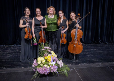 Photo of the string quartet “ClassicArt” - Kalina Hristova - first violin; Vasilena Milev - second violin; Evgenia Baadzhieva-Dimova - viola; Kristiana Mihaylova - cello.